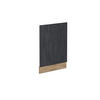 FRONTBLENDE R-Line Schwarz Beton 45 cm ohne AP - Honigeiche/Eiche Wotan, Holzwerkstoff (45/57.2/1.6cm) - Vicco