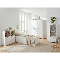 KINDERZIMMER Komplettset Thilo 4-tlg - Schwarz/Weiß, Holzwerkstoff/Metall (1/1/1cm) - arthur berndt