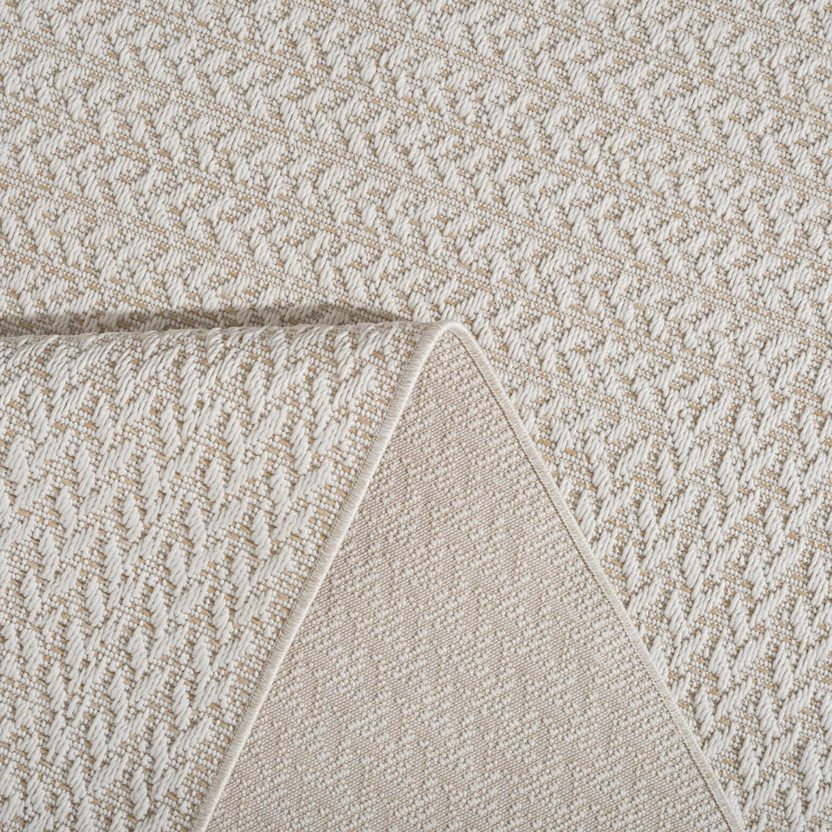 OUTDOORTEPPICH 80/250 cm Waregem 627 - Creme, Kunststoff (80/250cm) - Paco Home
