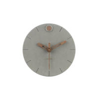 WANDUHR Design Grau 29/29 cm - Grau, Holzwerkstoff (0.62/29/1cm) - ONZENO