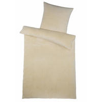 WINTER-BETTWÄSCHE 135x200 Teddy Fleece Warmer Plüsch Bettbezug Kuschelig - Creme - Creme, Textil (135/200cm) - Carpe Sonno