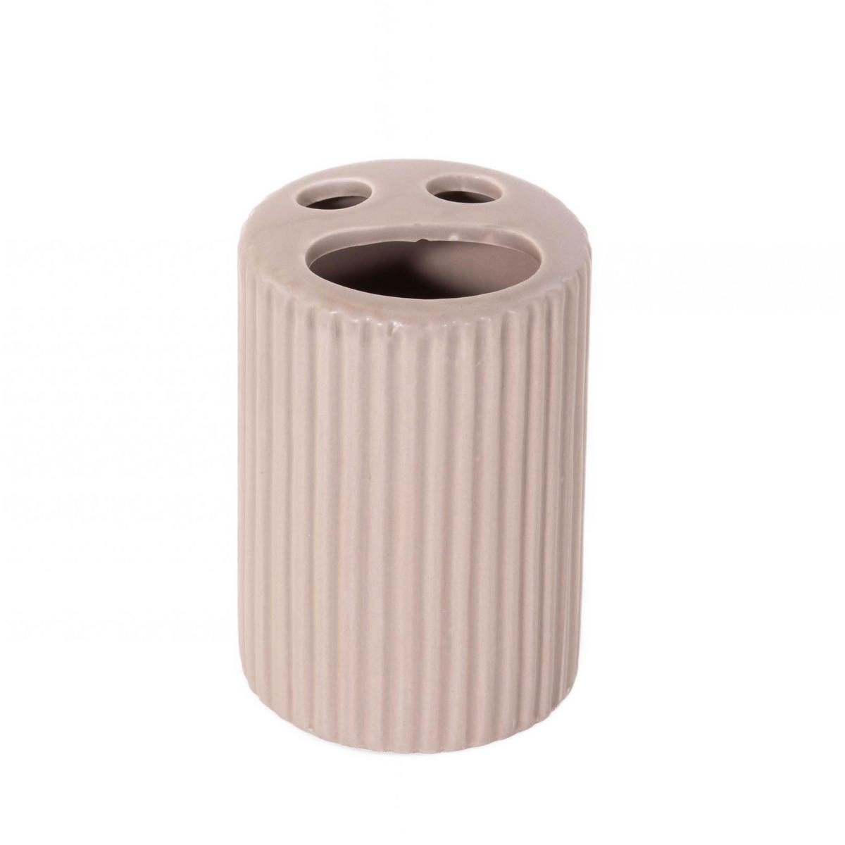 BADEZIMMERSET Keramik 4er-Set - Beige, Keramik (21.5/8/24cm)