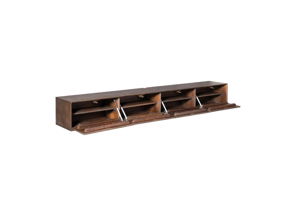 LOWBOARD Dimora Mangoholz 240 cm / 35 cm Braun - Braun, Holz (240/30/35cm) - Villa Möbel