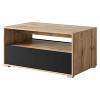 COUCHTISCH Nairobi II S02 - Eiche Wotan/Alufarben, Holzwerkstoff/Kunststoff (55/90/45cm) - MIRJAN24