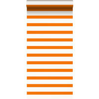 TAPETE Streifen 53 cm x 10.05 m - Orange, Papier (53/0.1cm) - ESTAhome