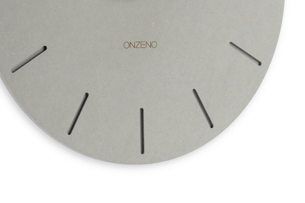 WANDUHR Design Grau 29/29 cm - Grau, Holzwerkstoff (0.4/29/1cm) - ONZENO