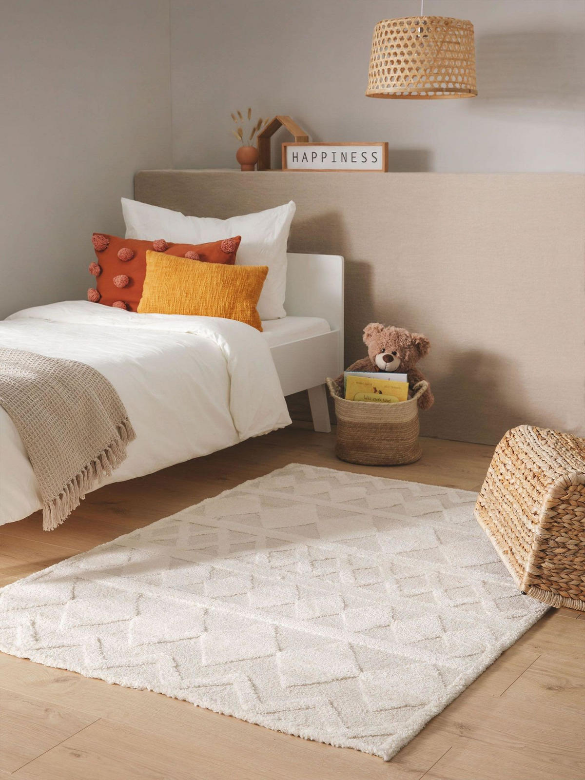 KINDERTEPPICH Kinderteppich Eve Beige I - Beige, Kunststoff/Textil (200/1cm) - KUNSTLOFT