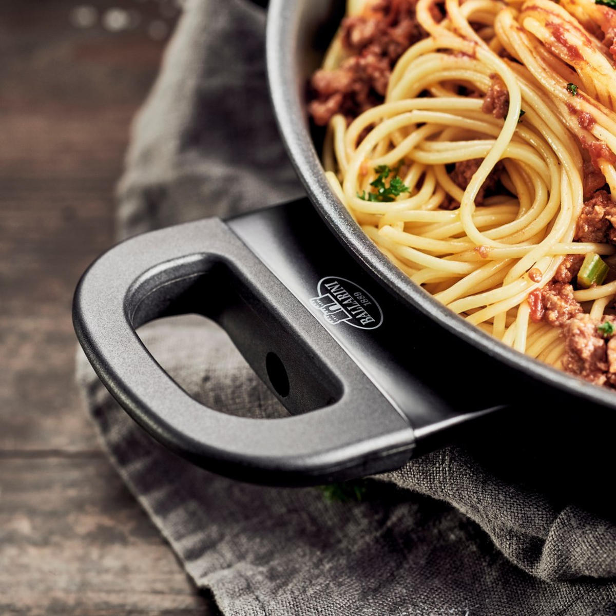 PFANNE Schwarz 33/25/10 cm 750029220 - Schwarz, Glas (24cm) - Ballarini