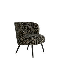 SESSEL Dieyda Schwarz 68/67/72 cm - Schwarz, Textil (67/72/68cm) - Light & Living