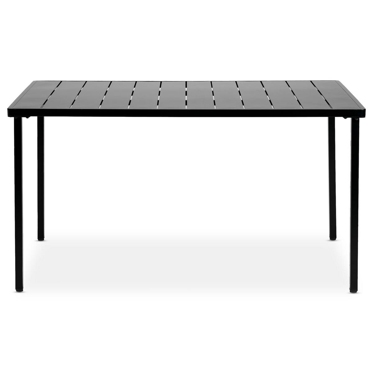 GARTENMÖBEL SET TULIPANO - Schwarz, Metall - IDIMEX