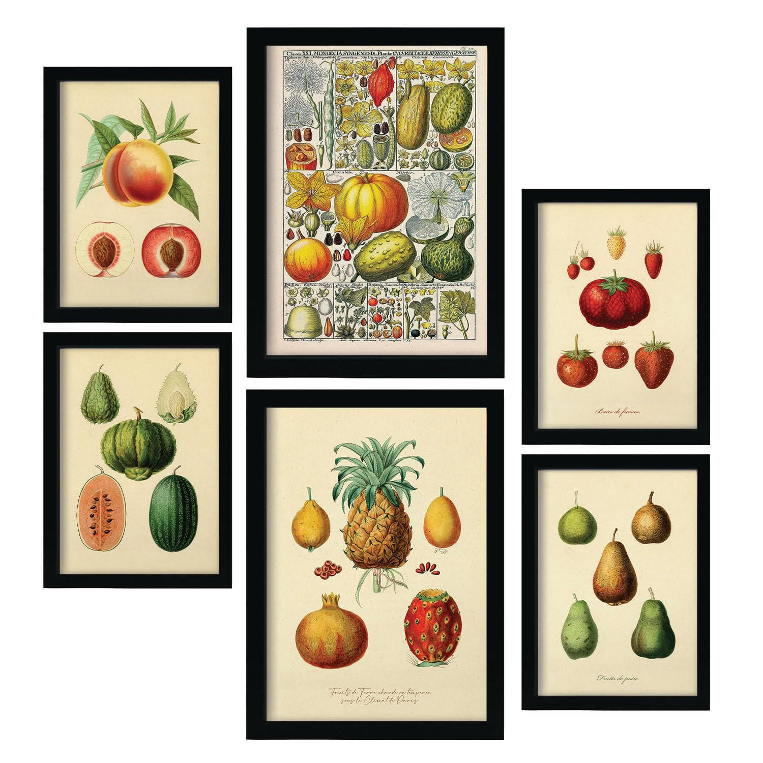 Nacnic Poster Schwarz 29x3 cm