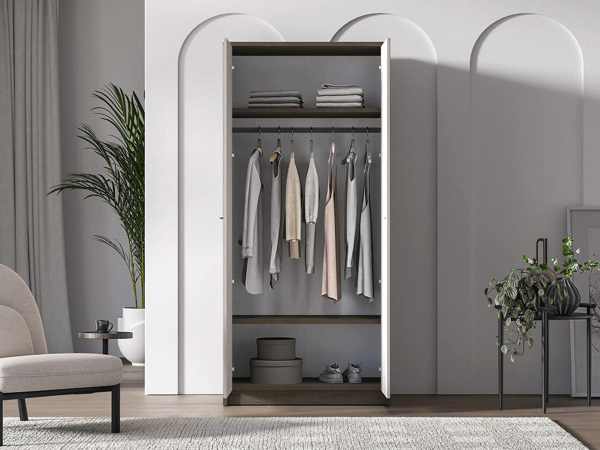 KLEIDERSCHRANK – 89 cm – Avante – Kaschmir - Kaschmir, Holzwerkstoff (89/195/52cm) - hi-markt