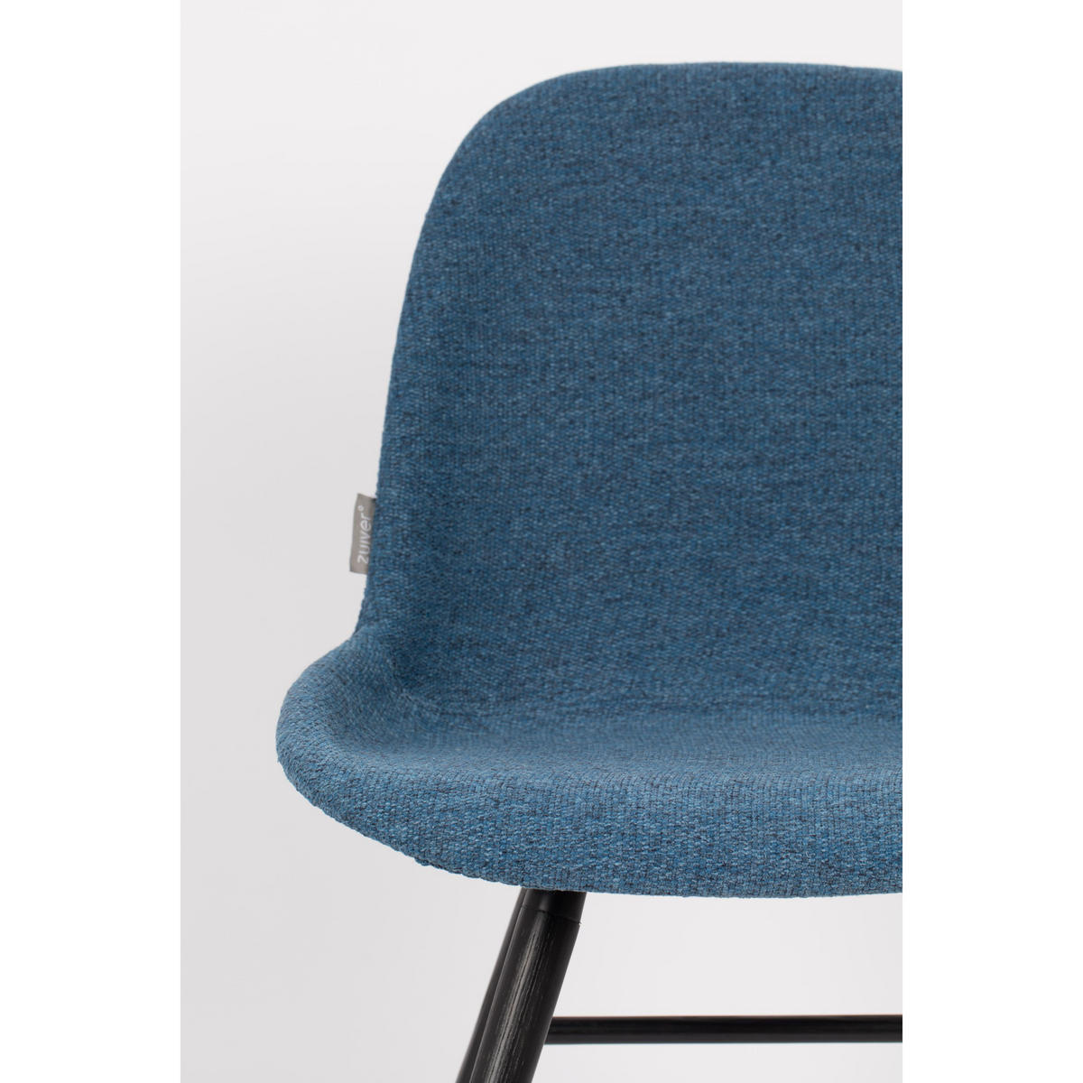 ESSZIMMERSTUHL Albert Kuip Soft Blau - 2 er Set - Blau, Textil (49/81.5/55cm) - Zuiver