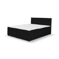 BOXBETT GLORIA mit Bettkästen H2/H3 Matratze 140 x 200 cm - Schwarz, Holzwerkstoff (140/200cm) - VENASI MÖBEL