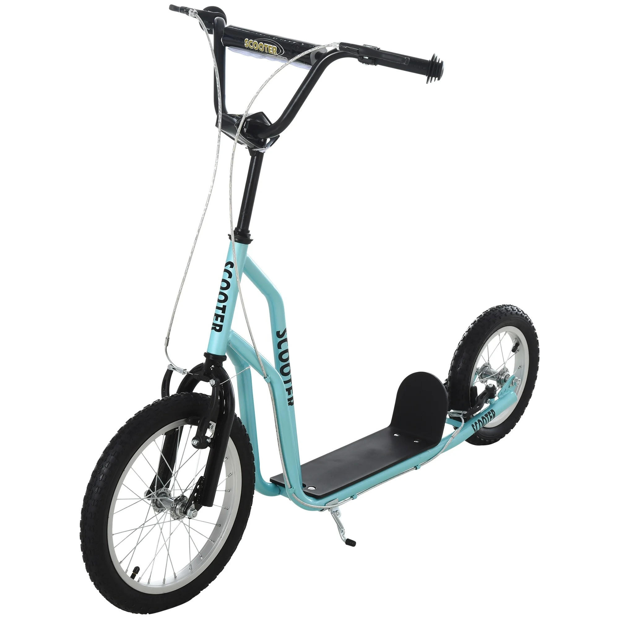 TROTTINETT Luis Rot/Blau Stahl 135/58/88-94 cm - Blau, Kunststoff/Metall (94/135/58cm) - Jamb