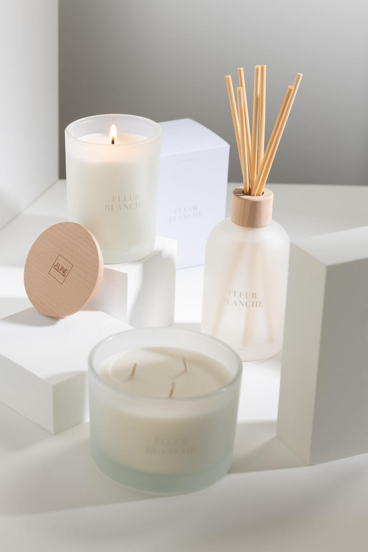 HAUSPARFUM ACCORDS ESSENTIELS - Weiß - 250 ml - Weiß, Paraffin (7.5/27.5/7.5cm) - J-Line