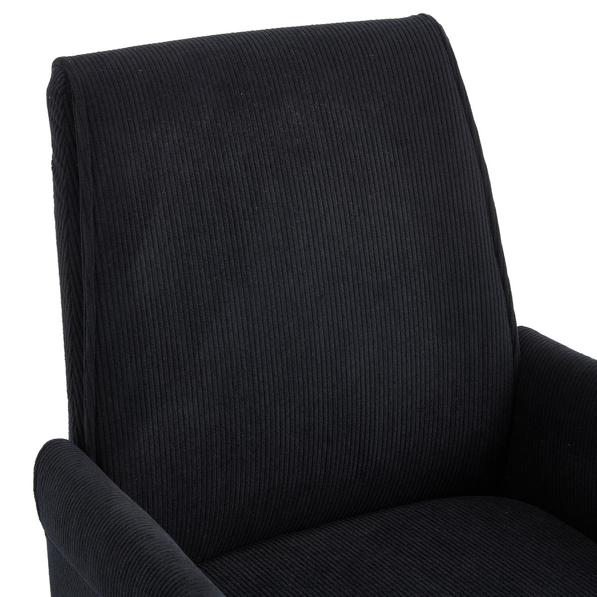 BÜRODREHSTUHL Schwarz 64/61/107 cm - Schwarz, Metall (64/107/61cm) - PANGIVO
