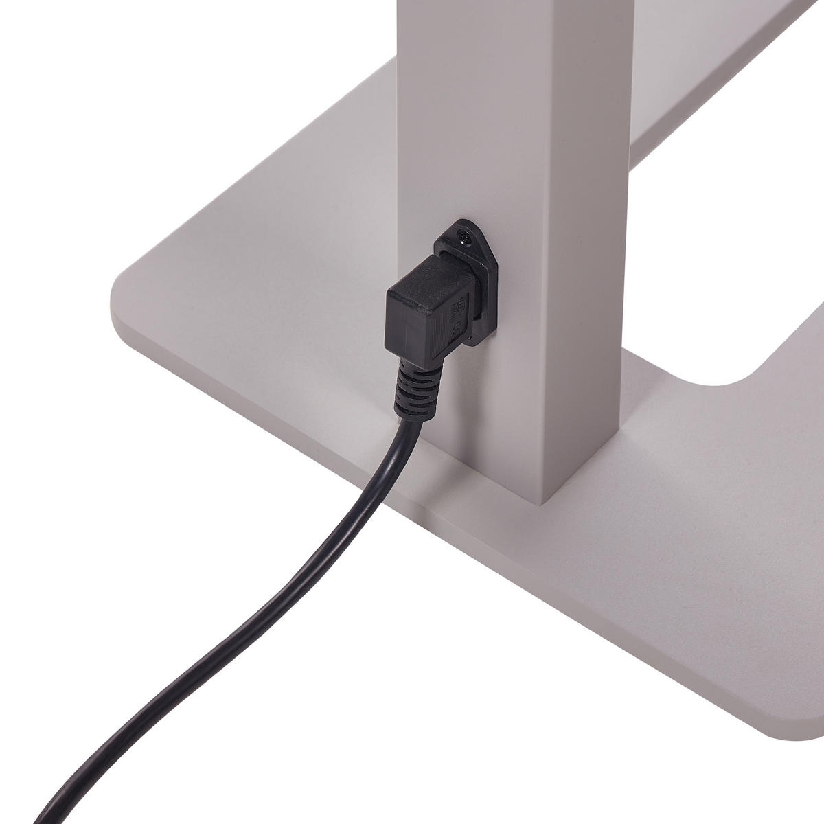 STEHLAMPE Taurus 61/29/197 cm - Silberfarben, Metall (61/29/197cm) - Beliani