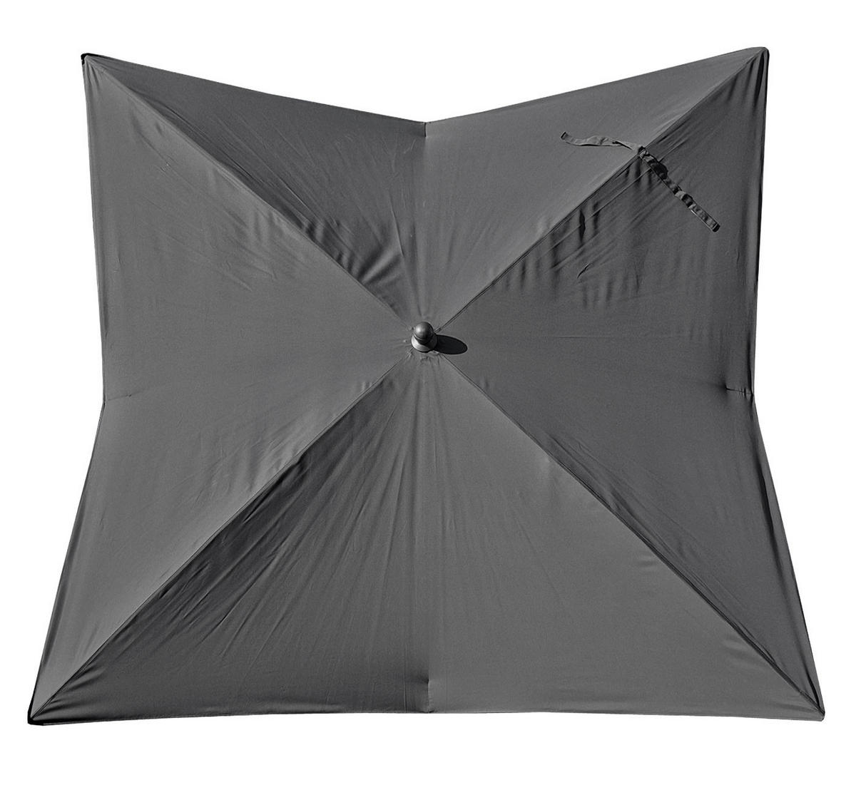 ERSATZ-BEZUG FÜR SCHIRM Anthrazit - Anthrazit, Textil (300/300cm) - MCW