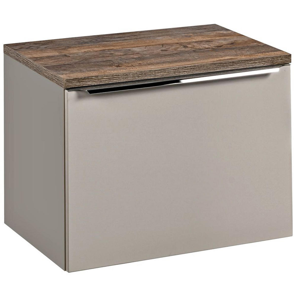 WASCHBECKENSCHRANK Puebla-56 - Beige, Holzwerkstoff (60/49/46cm) - Lomado