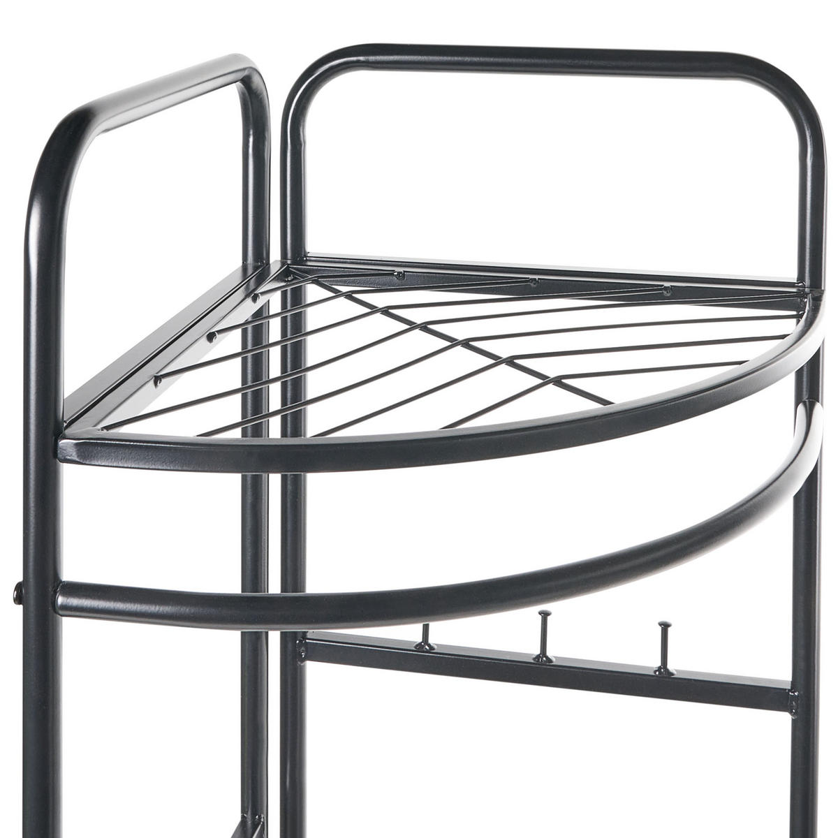 CUIER DE COLȚ negru Lawton - negru, metal (53/160/37cm) - Beliani