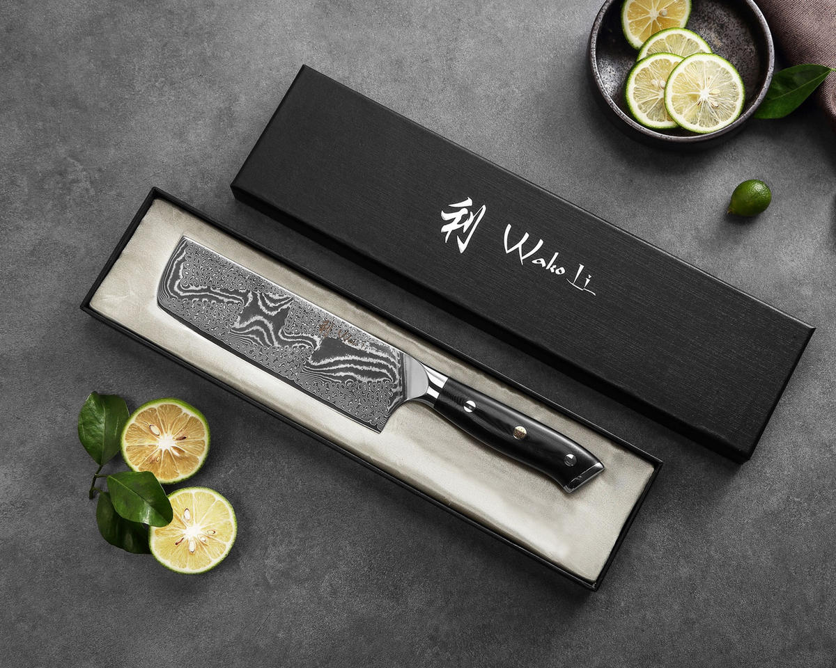 NAKIRIMESSER 17 cm - Schwarz, Metall (30cm) - Wakoli