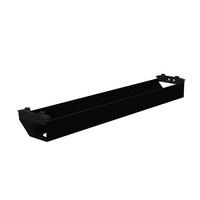 KABELKANAL Horizontaler Kabelkanal Flex-small / Ohne Zubehör Schwarz 880mm - Schwarz, Metall (16/88/10cm) - ASSMANN