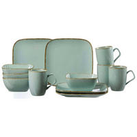FRÜHSTÜCKS-SET Casa Blau 12er Set - Blau, Keramik (30/34/33cm) - Ritzenhoff Breker