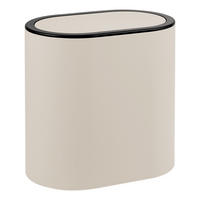 KOSMETIKEIMER 6 Liter, beige - Beige, Kunststoff (25.5/24.5/16.5cm) - eluno