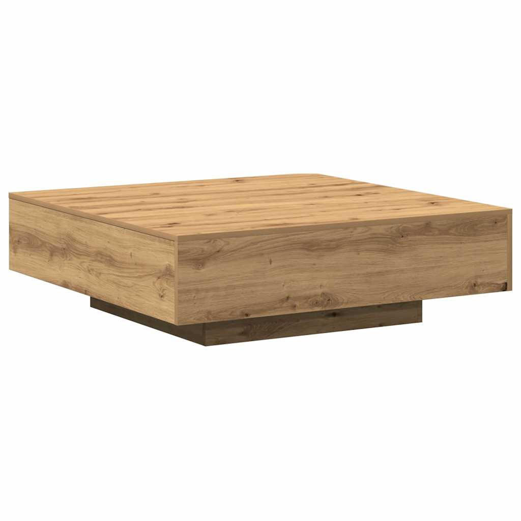 vidaXL Couchtisch Schwarz 100x31x100 cm