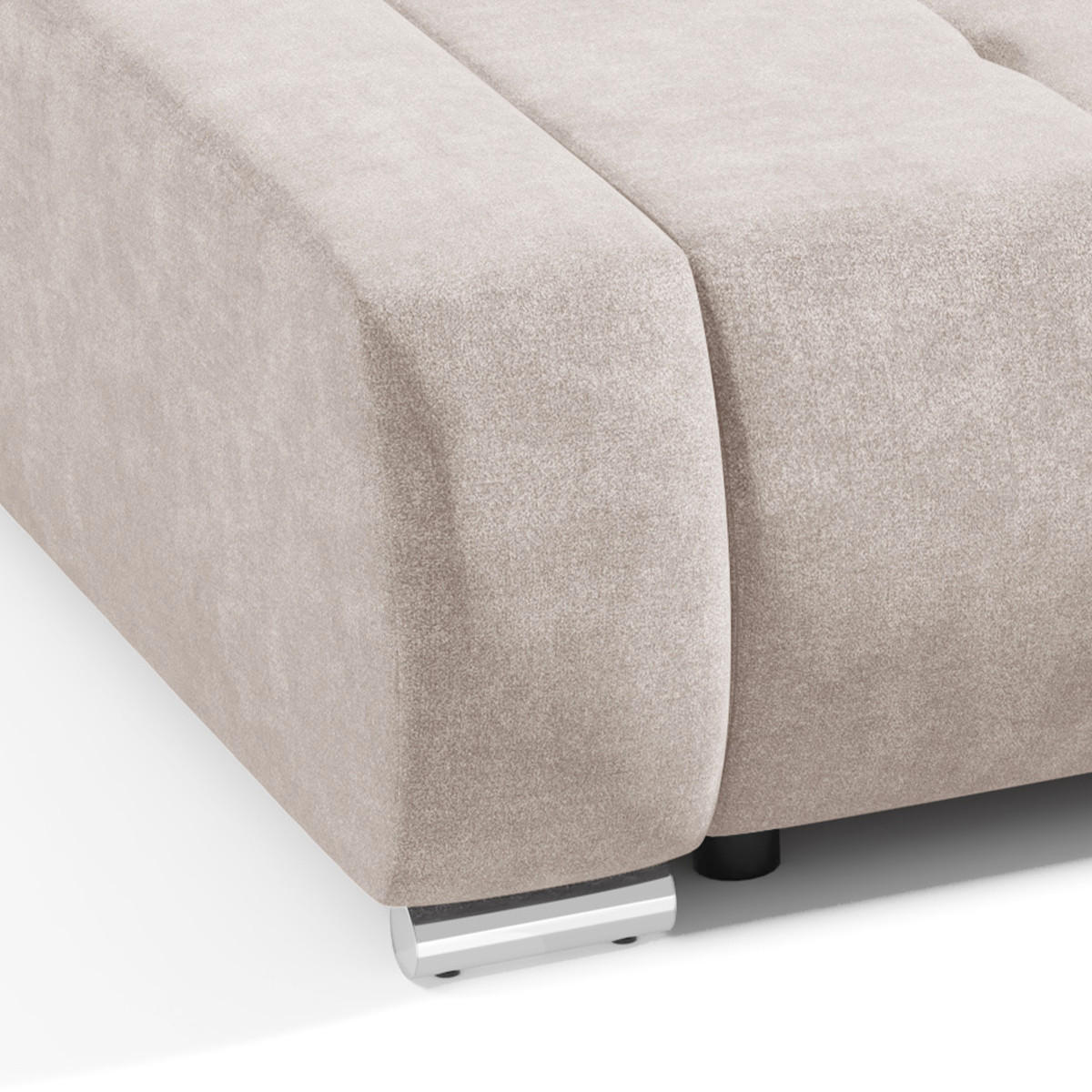 SCHLAFSOFA Jonas 3 Sitzplätze Cremeweiß - Weiß, Holzwerkstoff (240/85/110cm) - Petits-meubles