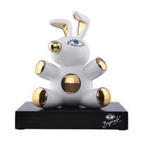 DEKOFIGUR Mauro Bergonzoli Magic Bunny, Porzellan - Multicolor, Keramik (18/29.5/27cm) - Goebel