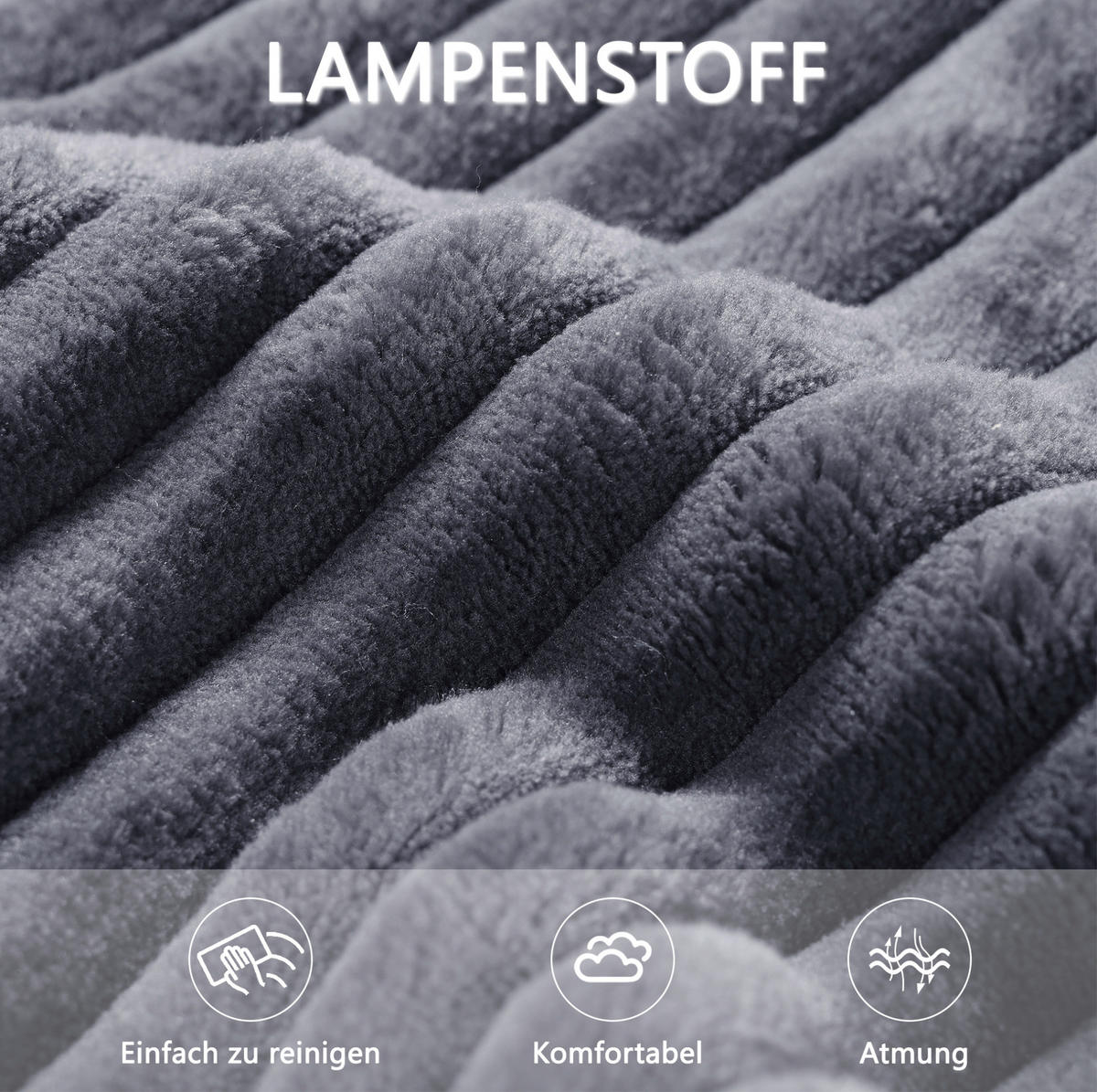 ECKSOFA 261/146/65 cm grau aus Cord mit Liegefunktion - Grau, Textil (146/261cm) - OKWISH