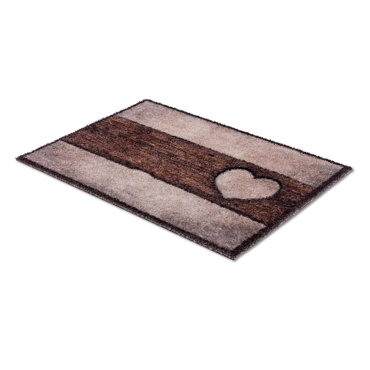TEPPICH LÄUFER PURE & SOFT - Braun, Textil (50/70cm) - Astra