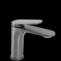 WASCHBECKENARMATUR Rea Marco Gun Grey Low - Titanfarben, Metall (4.2/15/14.2cm) - REA