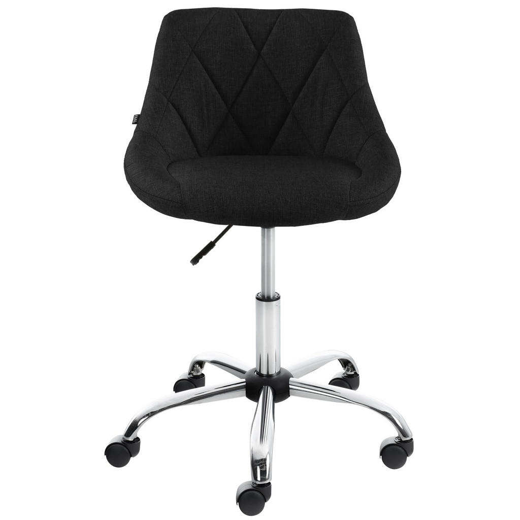 Thumbnail - TPFLiving Arbeitshocker, Schwarz, Metall, 47x82x49 cm, Arbeitszimmer, Bürostühle, Bürohocker