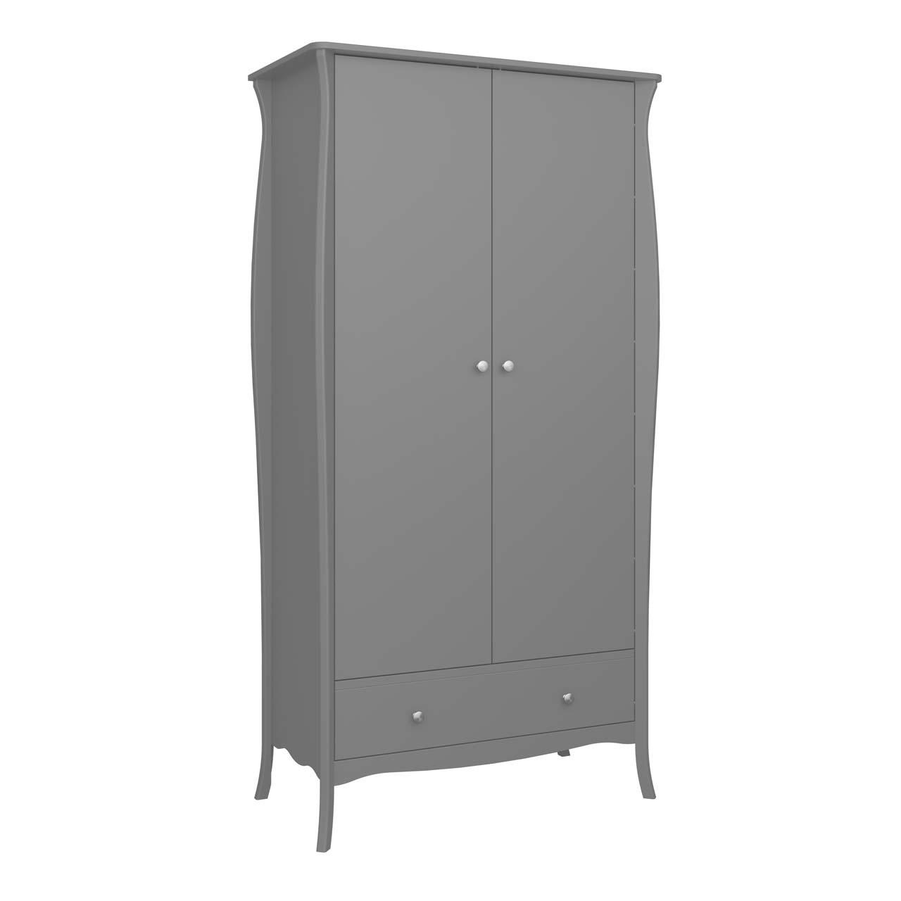 KLEIDERSCHRANK grau - Grau, Holzwerkstoff (99/192/50cm) - ebuy24