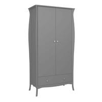 KLEIDERSCHRANK grau - Grau, Holzwerkstoff (99/192/50cm) - ebuy24