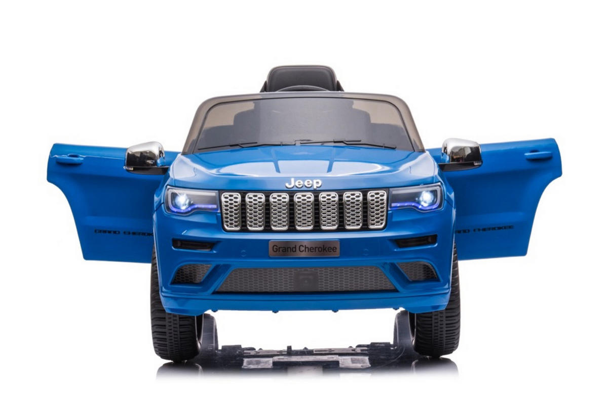 KINDER ELEKTROAUTO Jeep Grand Cherokee blau - Blau, Kunststoff (114/76/58cm) - TPFLiving