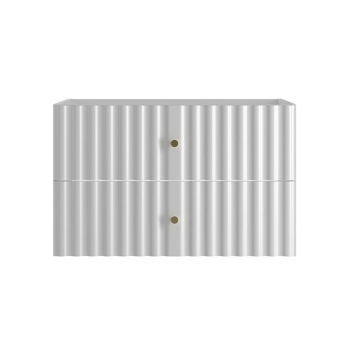 SKŘÍŇKA POD UMYVADLO 80cm Izae Bílá - bílá, kompozitní dřevo (80/50/45.8cm) - Petits-meubles