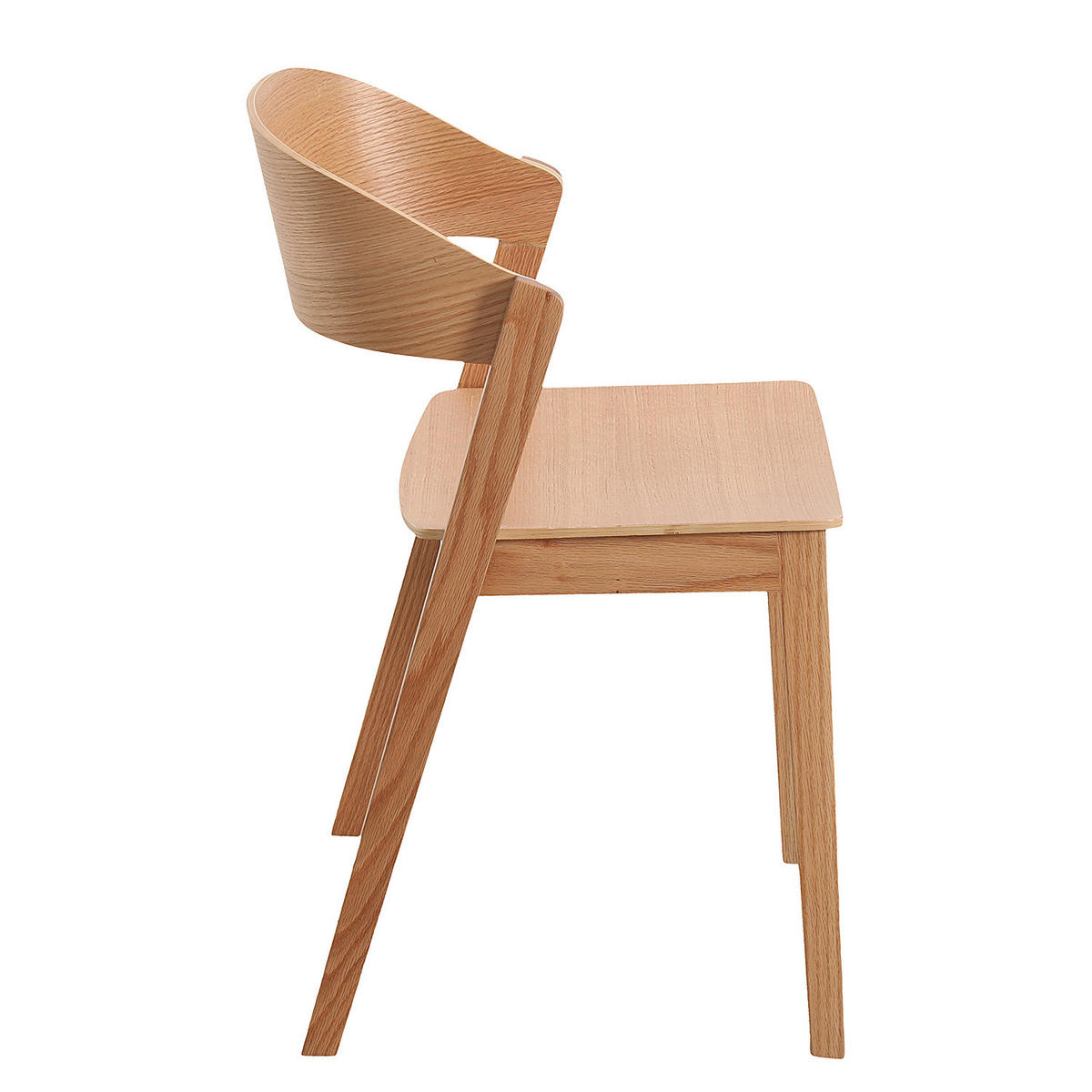 ESSZIMMERSTÜHLE - Braun / Eiche, 57/76/52 cm, 2er-Set - Eichefarben/Braun, Holz (57/76/52cm) - home24