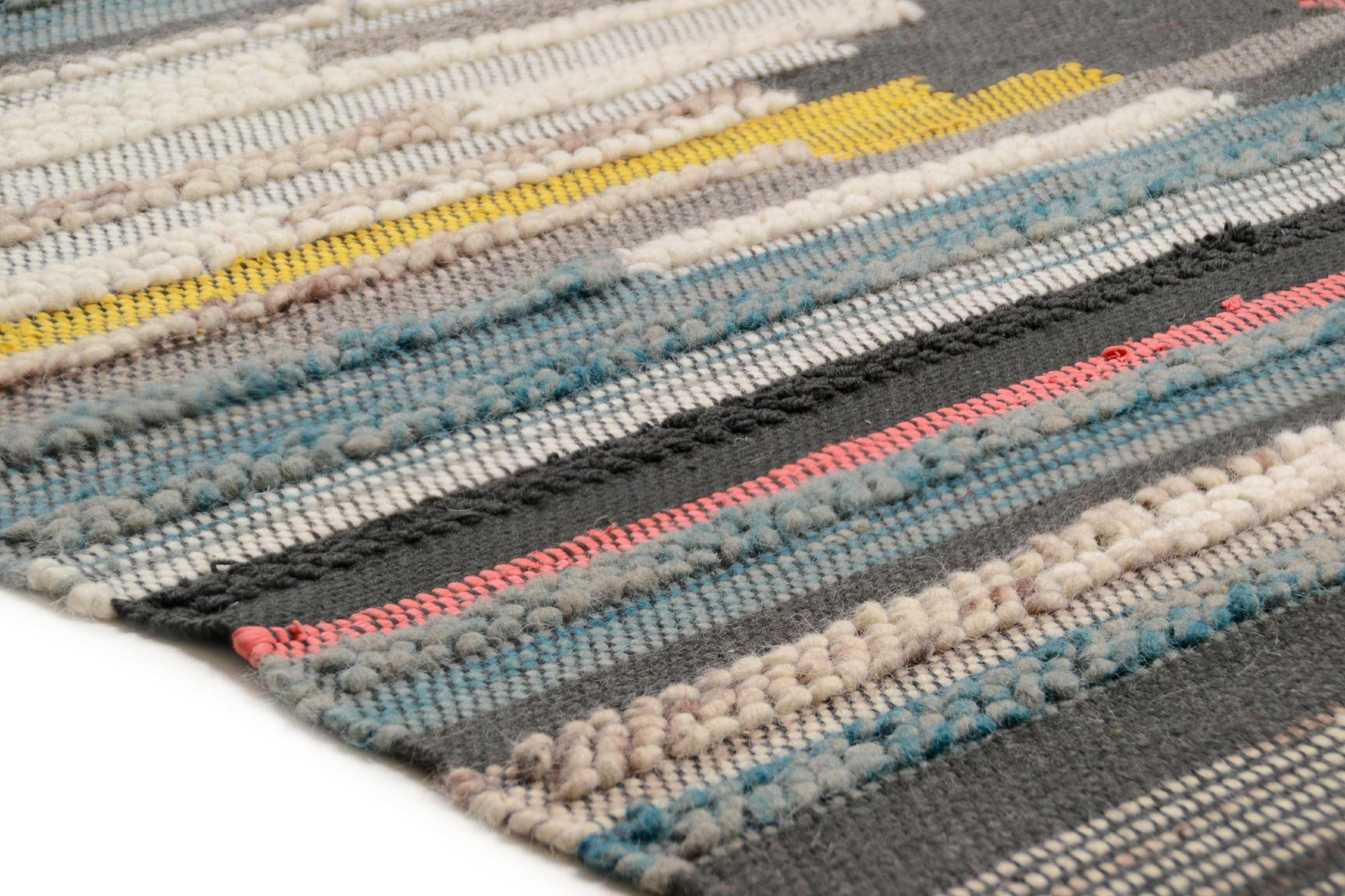 Thumbnail - Theko Webteppich, Mehrfarbig, Textil, Abstrakt, Rechteckig, 190x290 cm, für Fußbodenheizung geeignet, Teppiche & Böden, ...