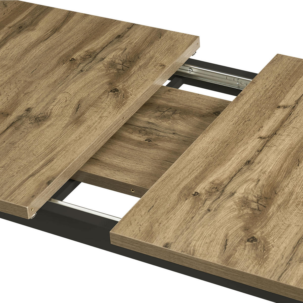 ESSTISCH ANNA 120-160/80/76 cm Eiche - Eichefarben, Holz (80/120/76cm) - B&D Home
