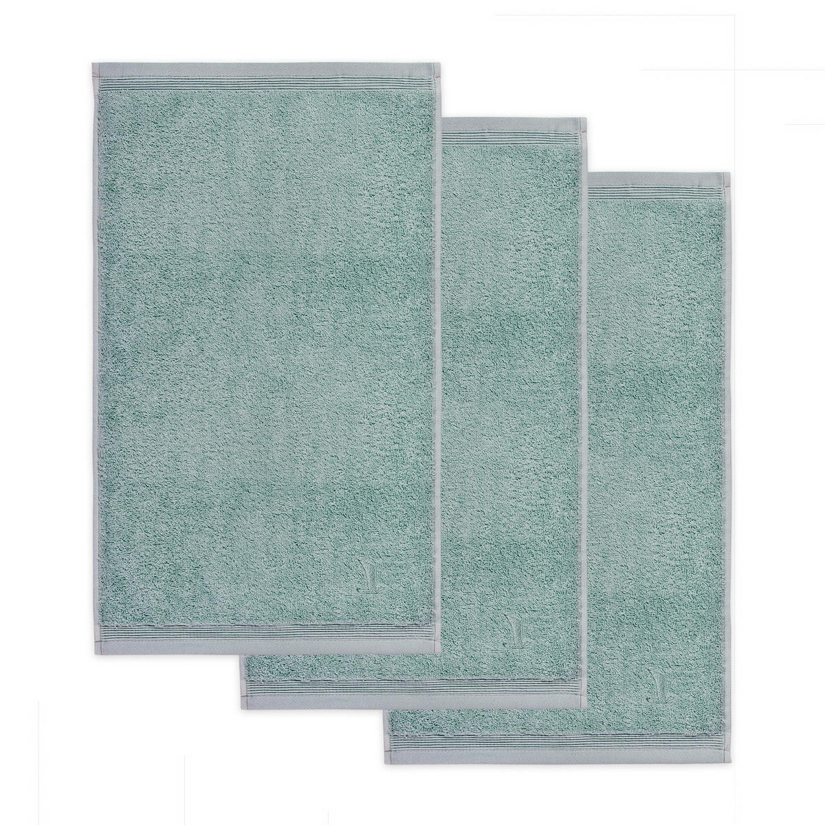 GÄSTETUCH SUPERWUSCHEL 3ER PACK - Mintgrün, Textil (30/50cm) - MÖVE