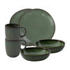 FRÜHSTÜCKS-SET Lave Vert 6er Set - Grün, Keramik (28/22/38cm) - like.Villeroy & Boch