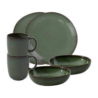 FRÜHSTÜCKS-SET Lave Vert 6er Set - Grün, Keramik (28/22/38cm) - like.Villeroy & Boch