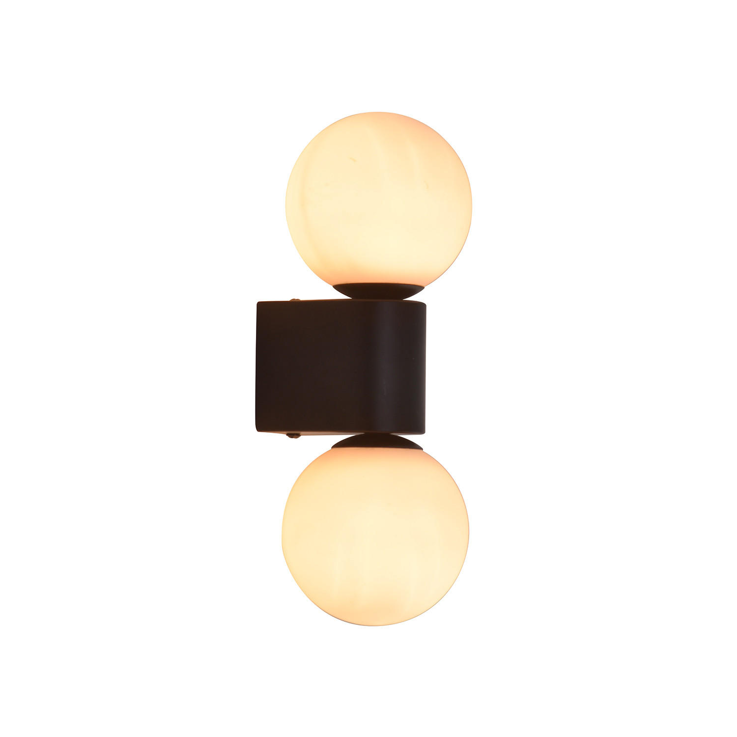 WANDLEUCHTE Natarajan - Schwarz, Metall (28/11.5/10.5cm) - Nettlife