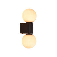 WANDLEUCHTE Natarajan - Schwarz, Metall (28/11.5/10.5cm) - Nettlife