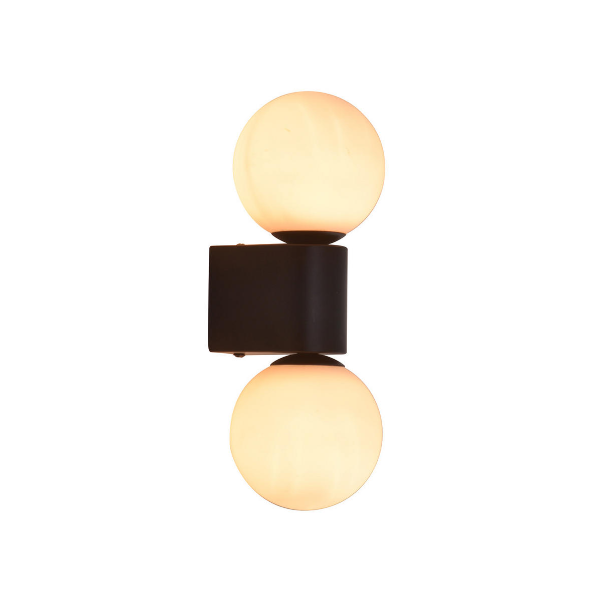 WANDLEUCHTE Natarajan - Schwarz, Metall (28/11.5/10.5cm) - Nettlife