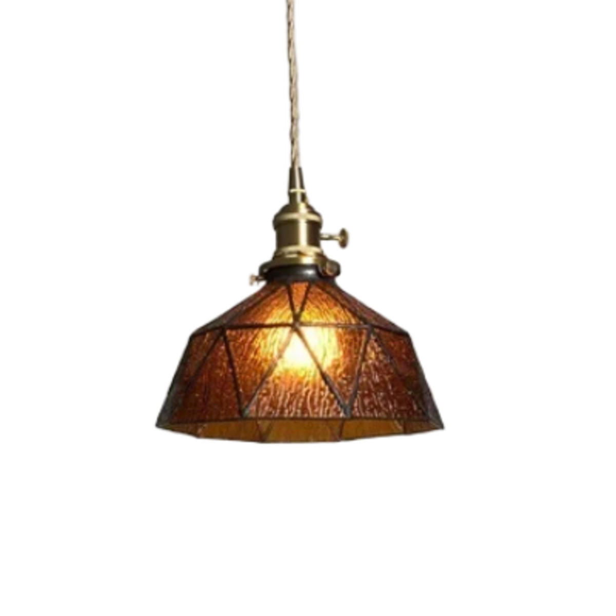 LED-HÄNGELEUCHTE Braun 4W 20/20/20-150 cm - Braun, Metall (20/20/20cm) - Authentics